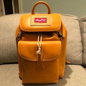 NWOT Rawlings leather backpack